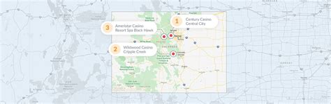 casinos in colorado map|biggest casino in colorado.